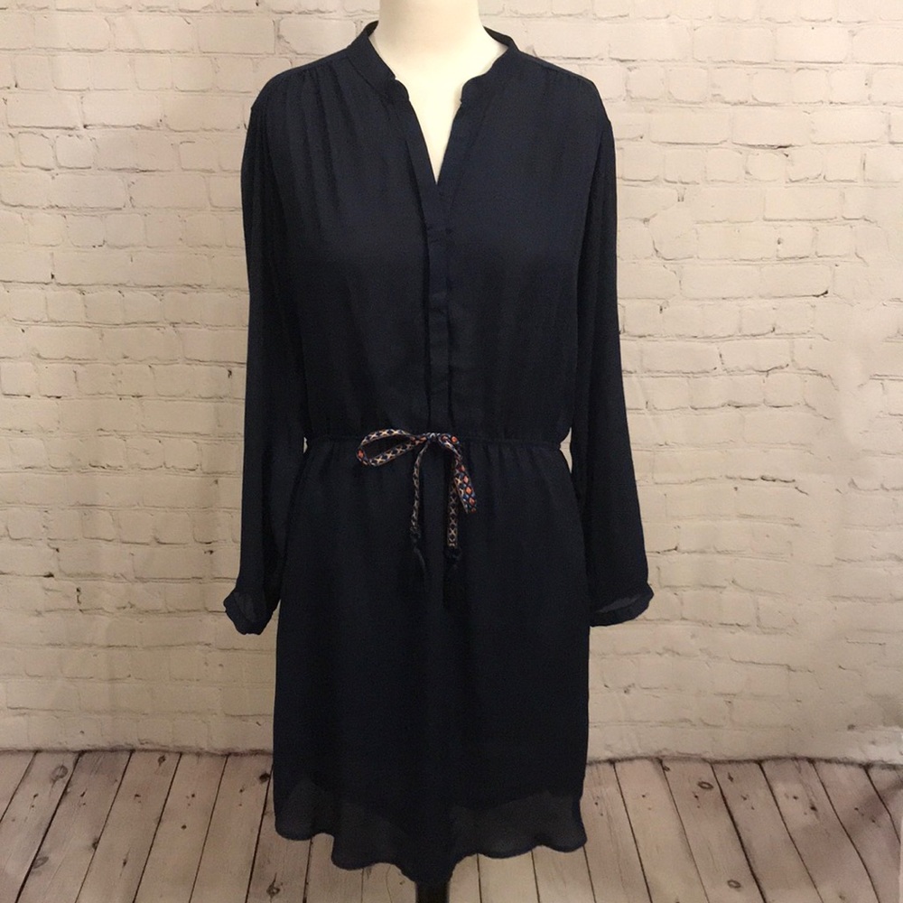 Xhiliration navy blue dress size XL extra large